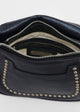 Load image into Gallery viewer, Small Michaela Bag in Blue Metallic Leather
