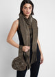 Load image into Gallery viewer, Debbie Wristy Bag in Khaki Suede
