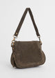 Load image into Gallery viewer, Small Michaela Bag in Khaki Suede
