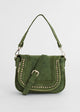 Load image into Gallery viewer, Large Michaela Bag in Green Suede
