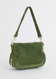 Load image into Gallery viewer, Small Michaela Bag in Green Suede
