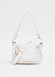 Load image into Gallery viewer, Small Michaela Bag in White Leather
