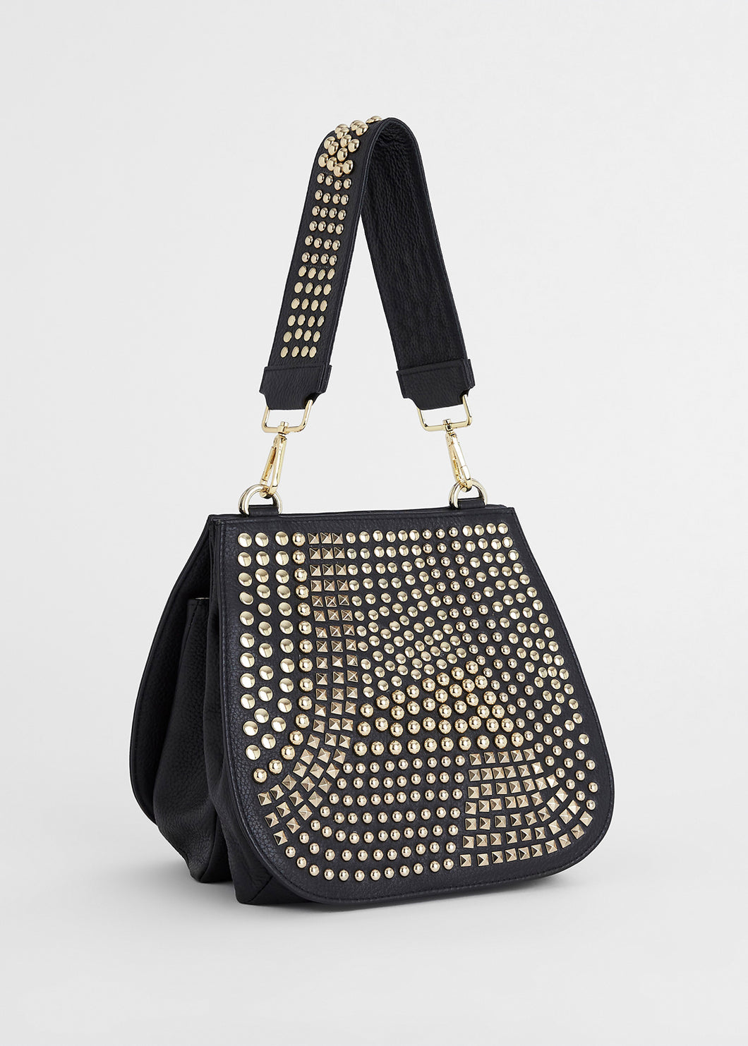 Double_Sided_Saddle_Bag_in_Black_Gold_Stud