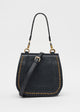 Load image into Gallery viewer, Double Sided Saddle Bag in Black and Brass
