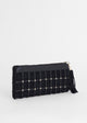 Load image into Gallery viewer, Criss Cross Clutch in Black
