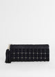 Load image into Gallery viewer, Criss Cross Clutch in Black
