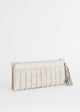 Load image into Gallery viewer, Criss Cross Clutch in Cream
