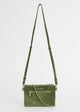 Load image into Gallery viewer, Irene Double Purse in Green Suede
