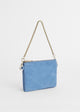 Load image into Gallery viewer, Irene Double Purse in Blue Suede
