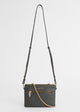 Load image into Gallery viewer, Irene Double Purse in Khaki Leather

