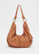Load image into Gallery viewer, Wendy Hobo Bag in Tan Suede
