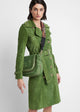 Load image into Gallery viewer, Large Michaela Bag in Green Suede
