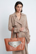 Load image into Gallery viewer, Tania 3 Way Tote in Tan
