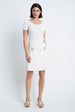 Load image into Gallery viewer, Wrap Skirt in Leather White
