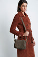 Load image into Gallery viewer, Small Michaela Bag in Khaki Suede
