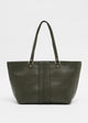 Load image into Gallery viewer, Michelle Tote in Khaki Leather
