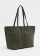 Load image into Gallery viewer, Michelle Tote in Khaki Leather
