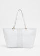 Load image into Gallery viewer, Michelle Tote in White Leather

