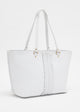 Load image into Gallery viewer, Michelle Tote in White Leather

