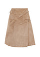 Load image into Gallery viewer, Wrap Skirt in Suede Sand
