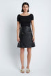 Load image into Gallery viewer, Wrap Skirt in Leather Black
