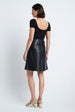 Load image into Gallery viewer, Wrap Skirt in Leather Black
