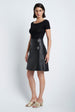 Load image into Gallery viewer, Wrap Skirt in Leather Black

