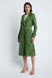 Load image into Gallery viewer, Bonnie Wrap Trench in Grass Green
