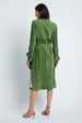 Load image into Gallery viewer, Bonnie Wrap Trench in Grass Green
