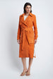 Load image into Gallery viewer, Bonnie Wrap Trench in Orange
