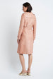 Load image into Gallery viewer, Double Breasted Trench in Suede Pink Glitter
