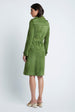 Load image into Gallery viewer, Double Breasted Trench in Suede Green
