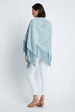 Load image into Gallery viewer, long beaded shawl in blue
