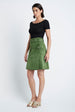 Load image into Gallery viewer, Wrap Skirt in Suede Green
