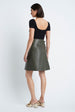 Load image into Gallery viewer, Wrap Skirt in Leather Olive
