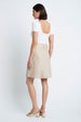 Load image into Gallery viewer, Wrap Skirt in Leather Cream
