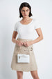 Load image into Gallery viewer, Wrap Skirt in Leather Cream
