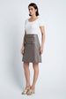 Load image into Gallery viewer, Wrap Skirt in Leather Mushroom
