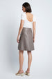 Load image into Gallery viewer, Wrap Skirt in Leather Mushroom
